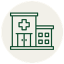 Icono de hospitalización e internamiento